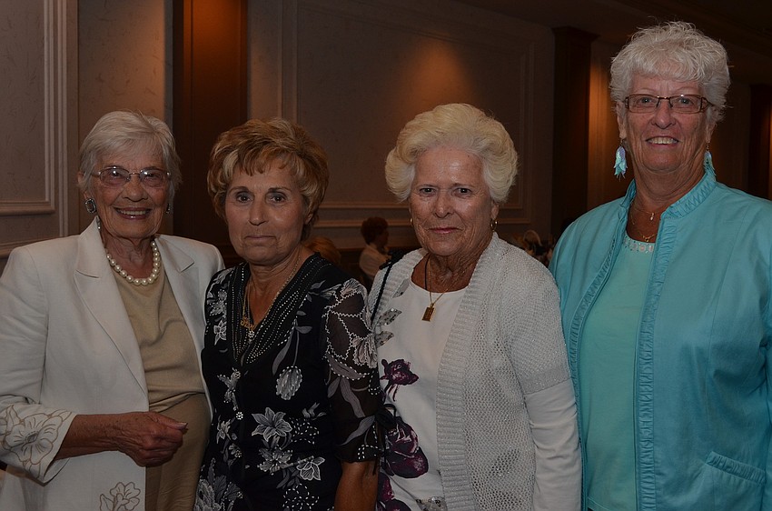 Marcia Rhoades, Frances Mast, Joan Robinson and Dorothy Hopkins