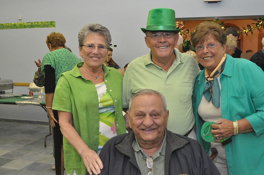Loretta and Nick Zannis with George and Vivian Forrest, back
