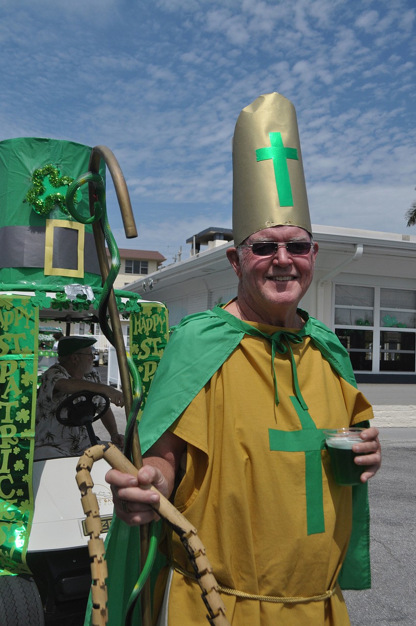 Bob McCauley reprised his role as St. Patrick for the 23rd year.