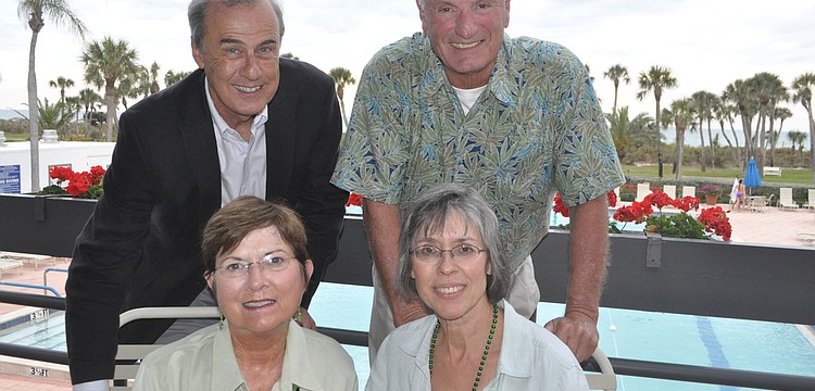 front, Martha Hildreth and Nancy Koran, back, Bob Koran and Jim Hildreth