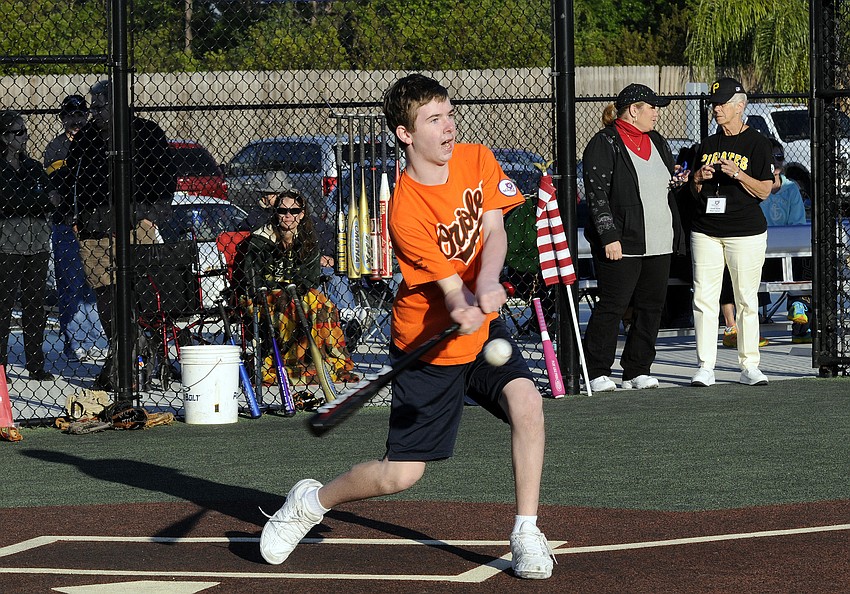 Ryan Swain, 12, is one of the Baltimore Orioles top hitters.