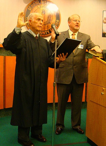 Judge Tom Gallen and Rick Mills