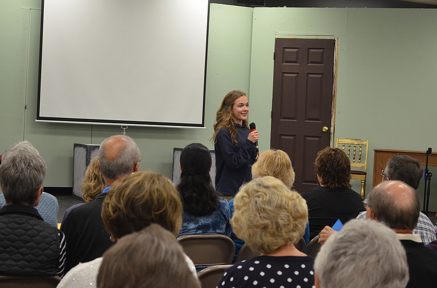 Senior Lauren Henry tells grandparents why Sarasota Christian School is great.