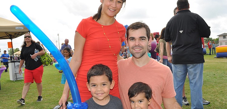 Amanda, Hayden, Andrew and Wesley Beecher