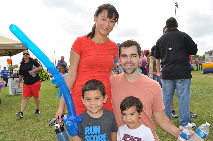 Amanda, Hayden, Andrew and Wesley Beecher