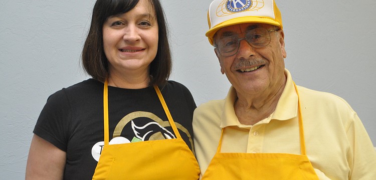 Asima Palmer with Vince DeLisi