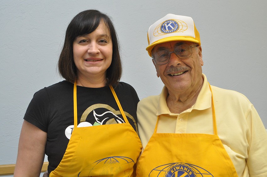 Asima Palmer with Vince DeLisi