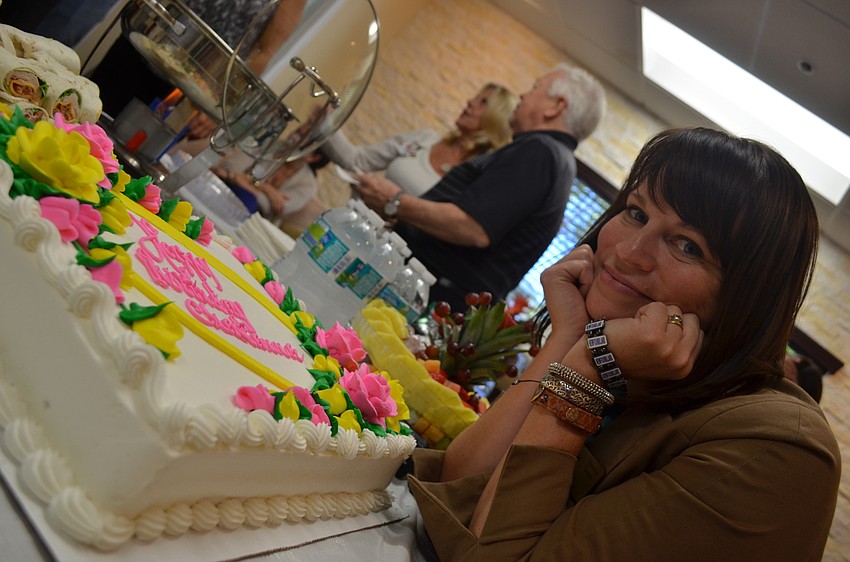 Chastanna Nieman celebrated her birthday with the Siesta Key Chamber of Commerce.