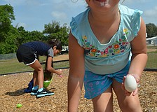 Aiva Rispoli collects Easter eggs.