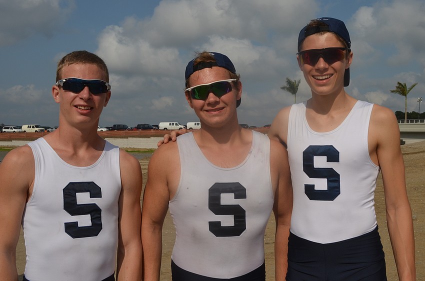 Nick Weibel, Andre Leblanc and Mark Sulimirski