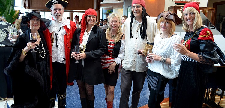 Kiwanis Club members dressed as pirates.