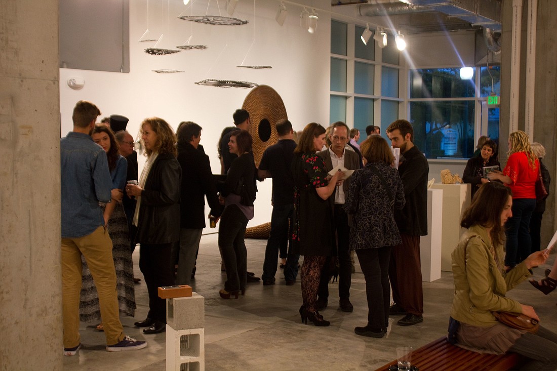 The opening reception March 15 featured live music and appetizers. Courtesy of Ringling College of Art and Design.