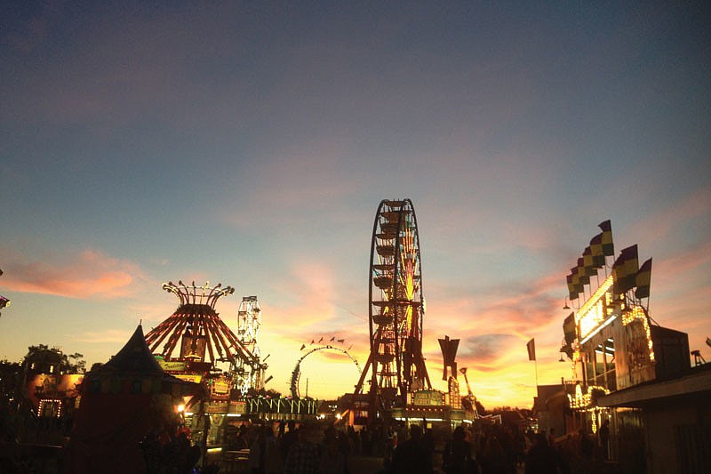 Natalie Tanner submitted this photo of sunset at the Sarasota County Fair.