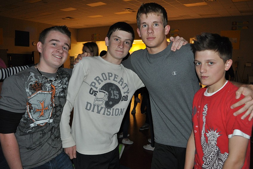 Griffin Trautweiler, Chase Tench, Steven Varone and Garrett Kelly