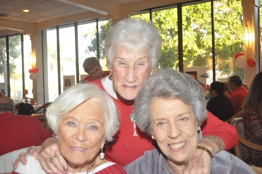 Madelyn Raftery, Anne Winter and Anne Hanley
