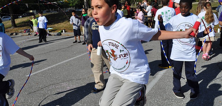 Ten-year-old Ethan Pino was determined to master his jump-roping skills.