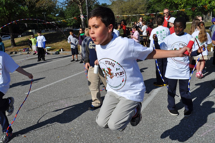 Ten-year-old Ethan Pino was determined to master his jump-roping skills.
