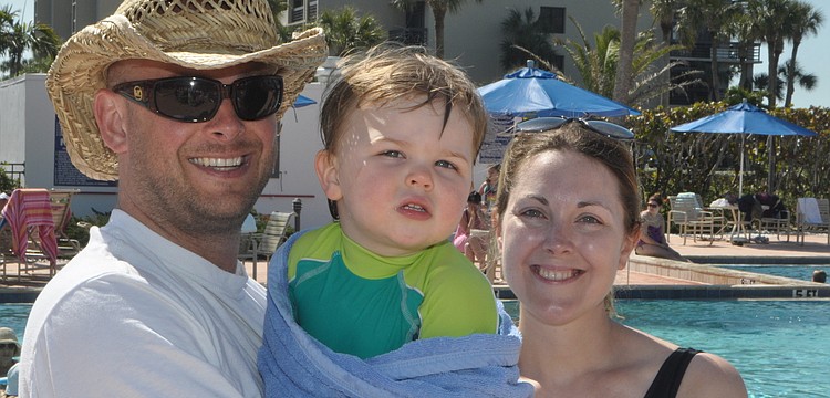 Paul, George, 1, and Penny Brown