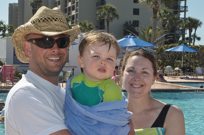 Paul, George, 1, and Penny Brown