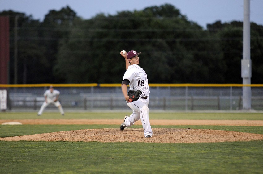 Senior Sean Labsan earned the win on the mound for Riverview in its 5-1 victory over Gulliver Prep March 25.
