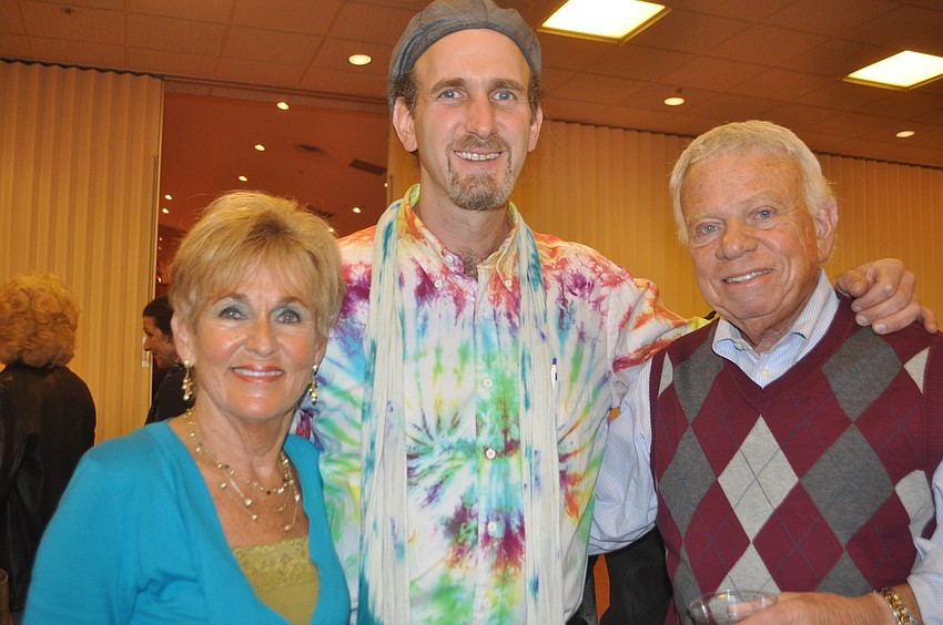 Bunny and Mort Skirboll with Gathering Time performer and family friend Stuart Markus