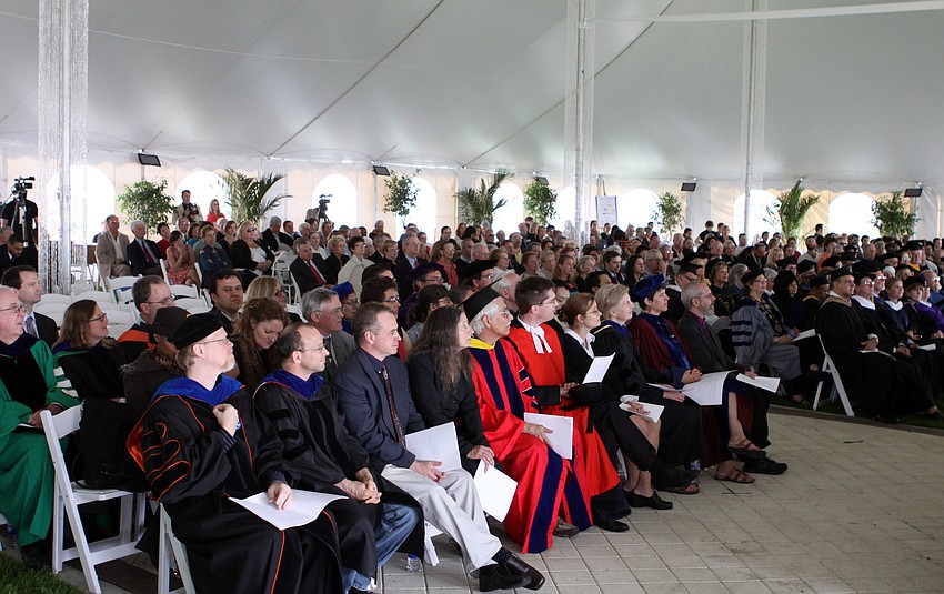 Hundreds of teachers, alumni and current students attended the inauguration of Dr. Donal Oâ€™Shea.