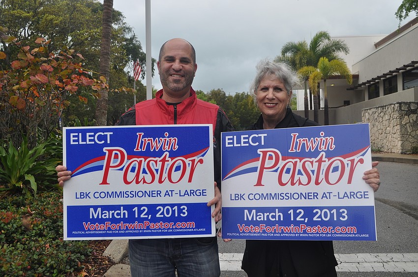 Irwin Pastorâ€™s son, Scott Pastor, and wife, Sylvia Pastor arrived at Town Hall at 5:30 a.m. to set up for the election.