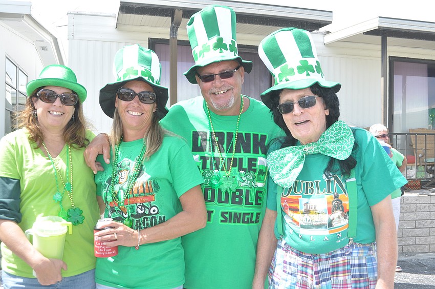 Judi White, Mary and Dave Mills and Tom McCarthy
