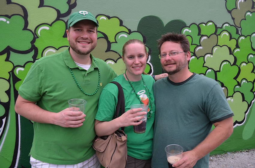 Jon and Sarah Radermacher with Paul Semenec