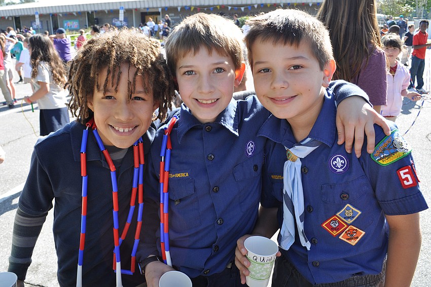 Brian Smith, Peter Szilagyi and Antonio Domemech made sure to stay hydrated.