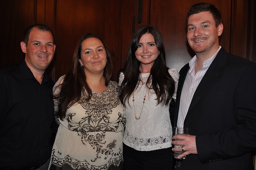 Ryan Zipperer and Amanda Vercheski with Melissa and Michael Andersen