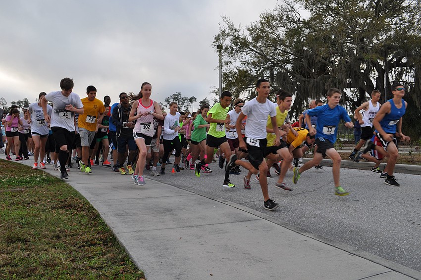 More than 50 runners participated in the race.