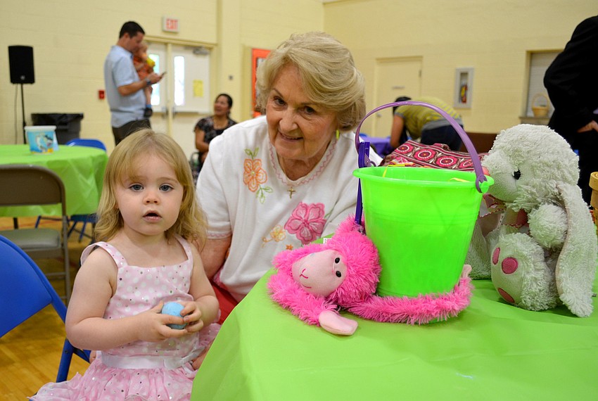 Shirley Spisak and her great granddaughter, Trinity Londale