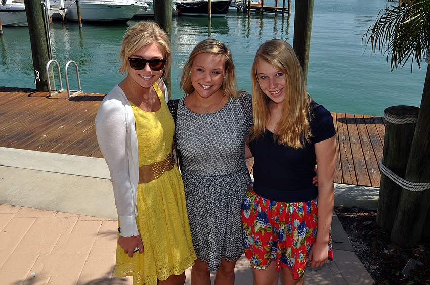 Julia Weigand, Caroline Weigand and Samantha Pursley