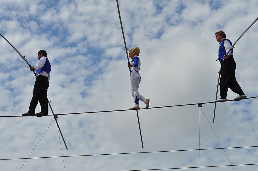 The World Famous Wallendas performed.