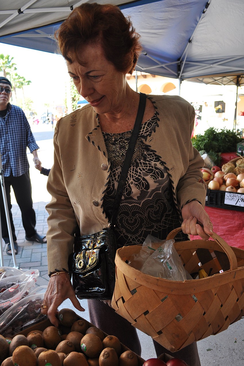 Donna Pickard, of Lakewood Ranch, stopped by to do some grocery shopping.