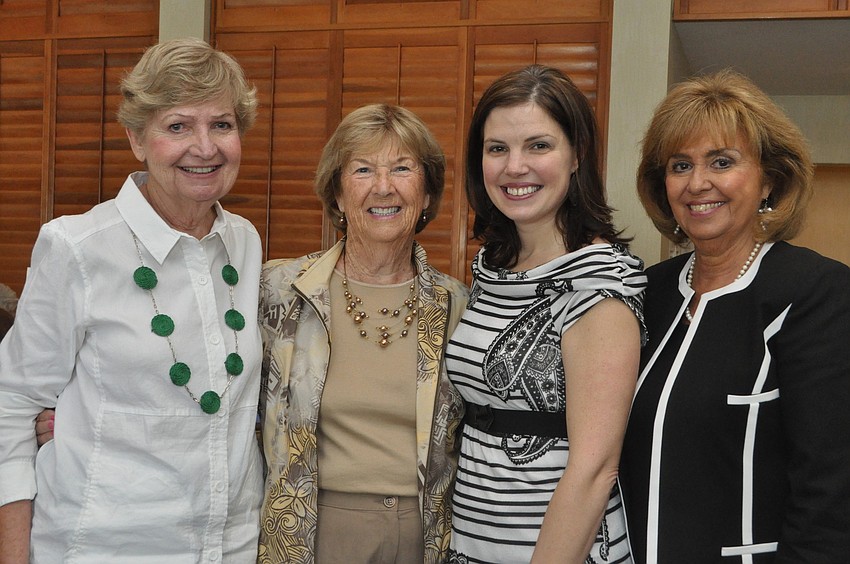 Pat Harding, Edna Fussner, Audrey Klemens and Freddie Baribault