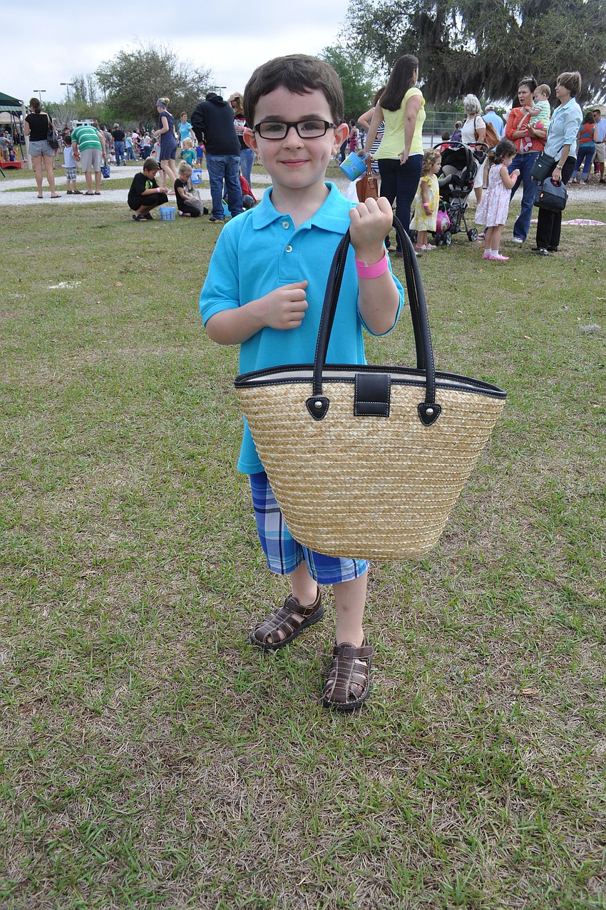Drew Sheffer got lost in the egg hunt. His fatherâ€™s whistle brought him back.