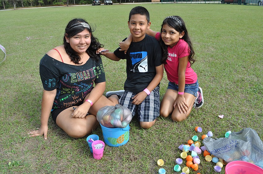 Jennifer, Juan and Nathaly Ovalle won Chick-fil-A kids meals.