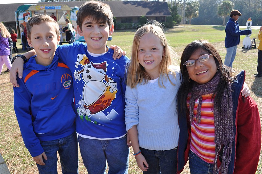 Joshua Cone, Ethan Perez, Molly Alderich and Emma Schultz are in the same third-grade class.