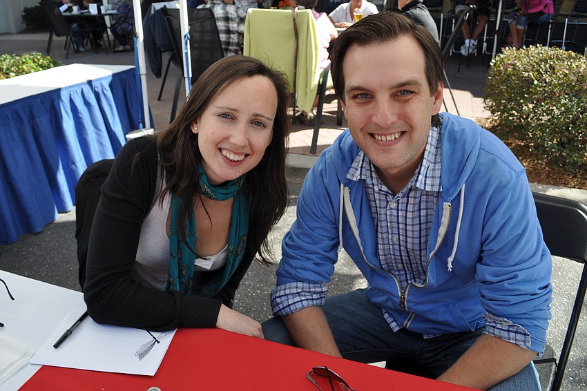 Emer Kelly and Jonathan Courtemanche represented the Asolo Repertory Theatre.