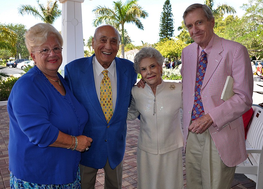 Trudy and Ed Gremp with Jane and Justin Tracy