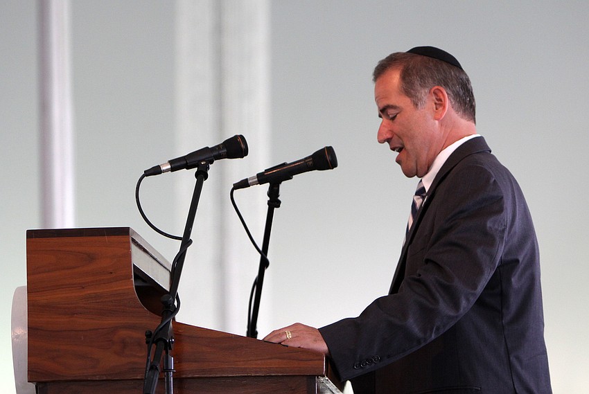 Edward Rosenthal, college Rabbi, gave the benediction.