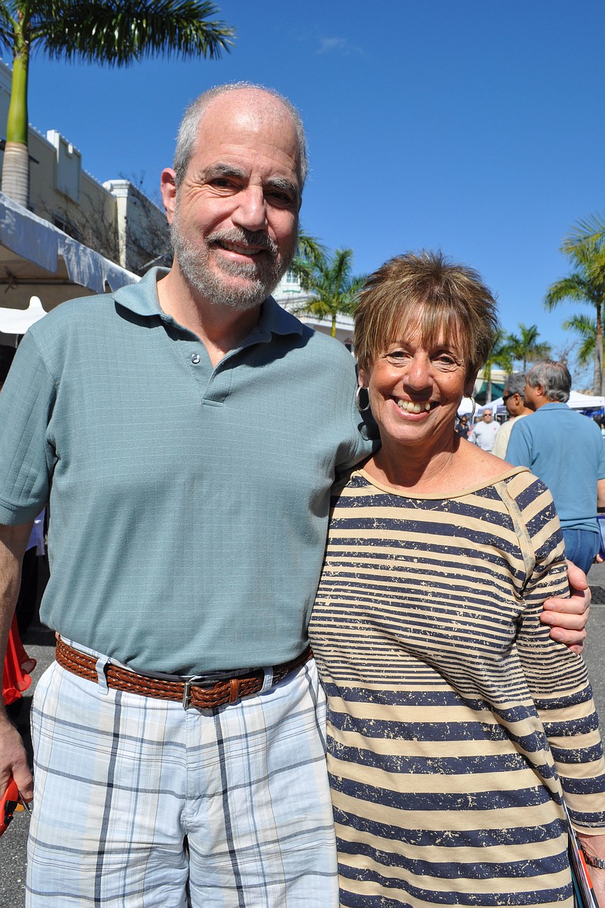 Ralph and Helen Bloch, of River Club, brought their dog, Sweetie.