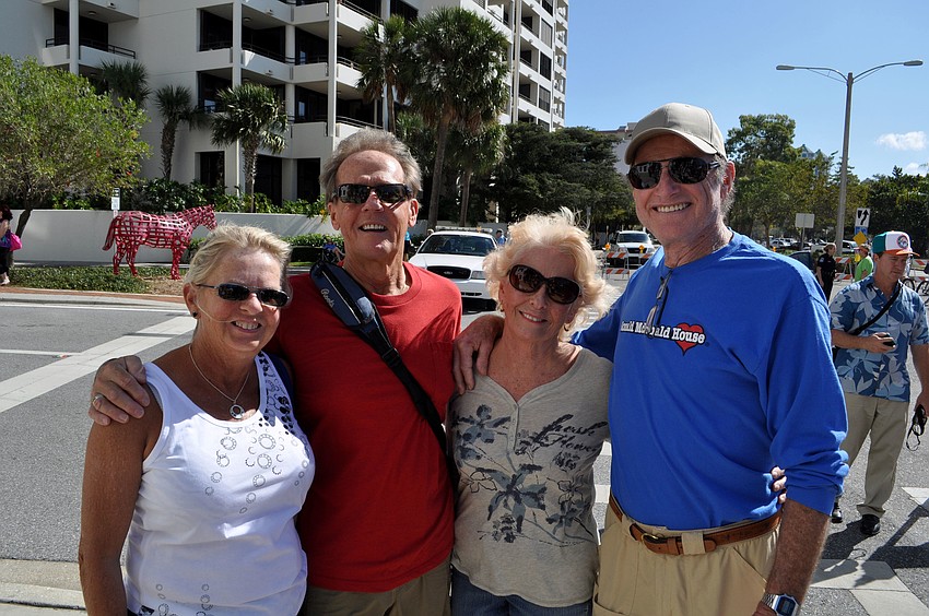 Bonnie and Allan Welters with Marcia and Wayne Rhodes
