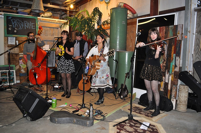 Passerine was the musical entertainment for the evening.