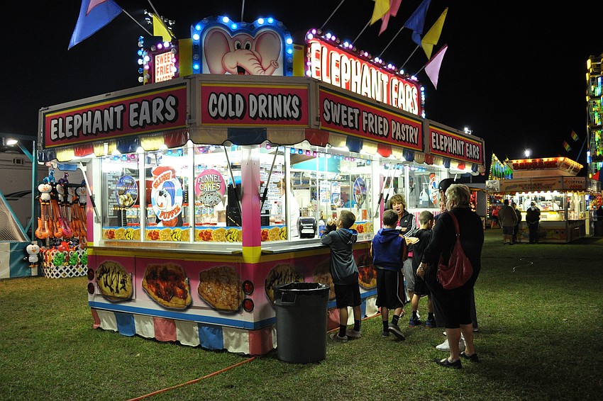Guests can enjoy a variety of fair foods.