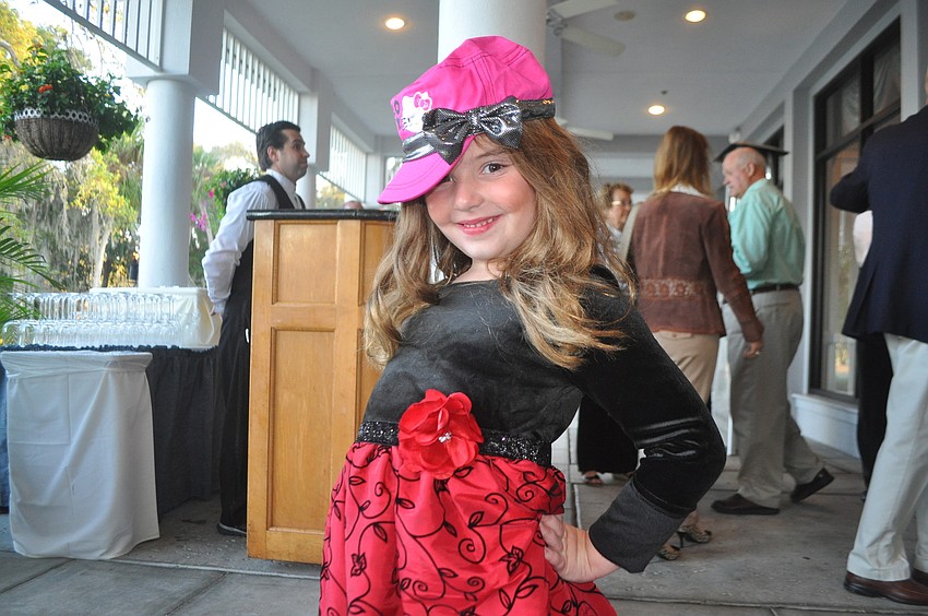 Madilyn Klein, 5, strikes a pose