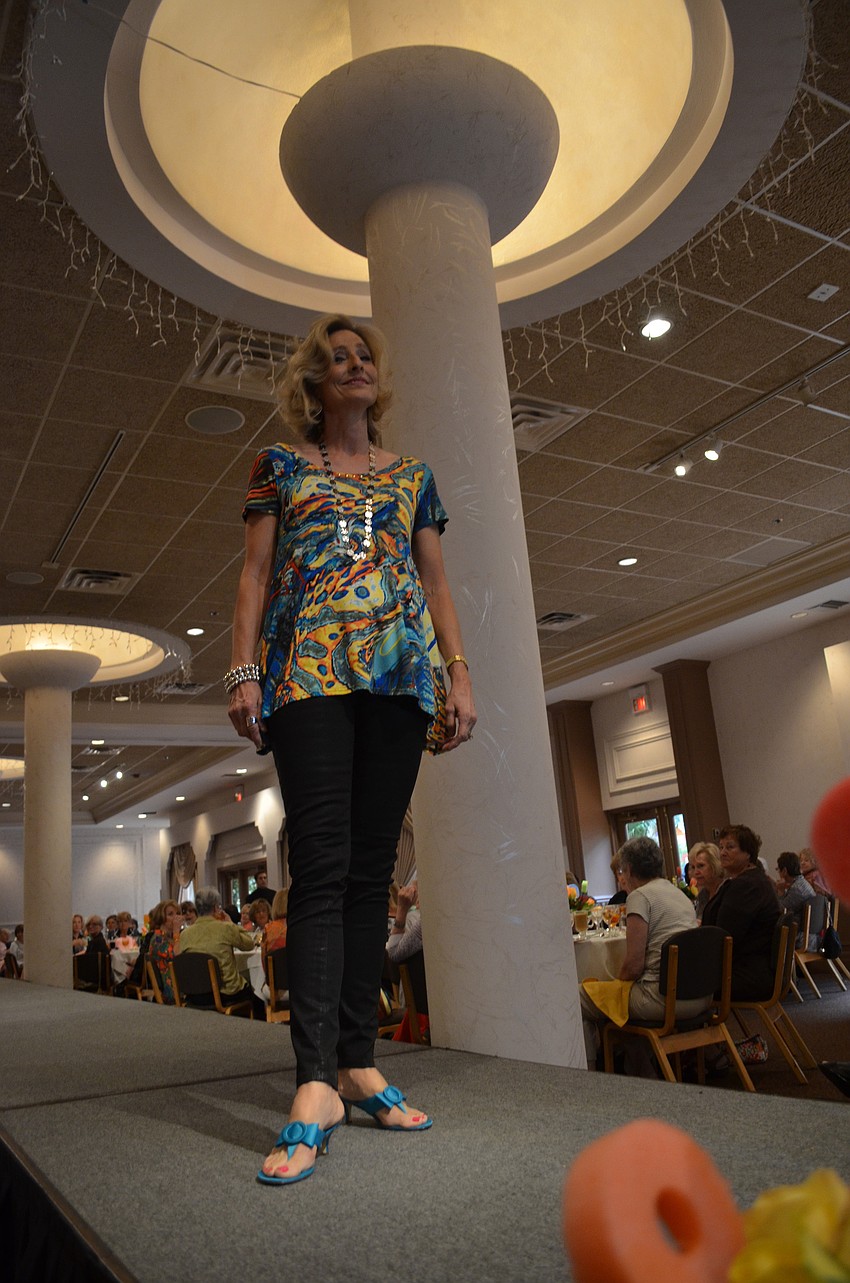 Emily Yaffe wears an Isabel Monet Tunic.