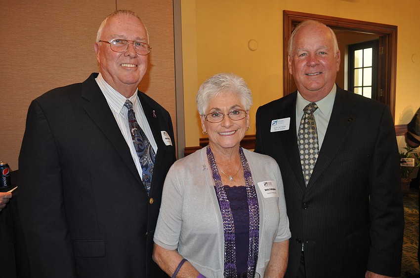 Dan and Betty Callaghan with Ron Getman